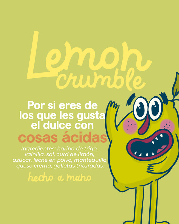 Crumble de limón
