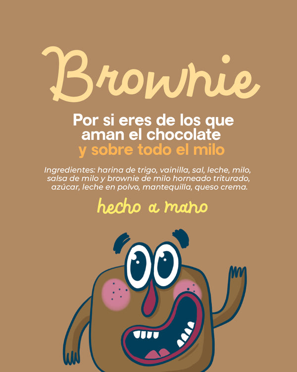 Brownie de milo