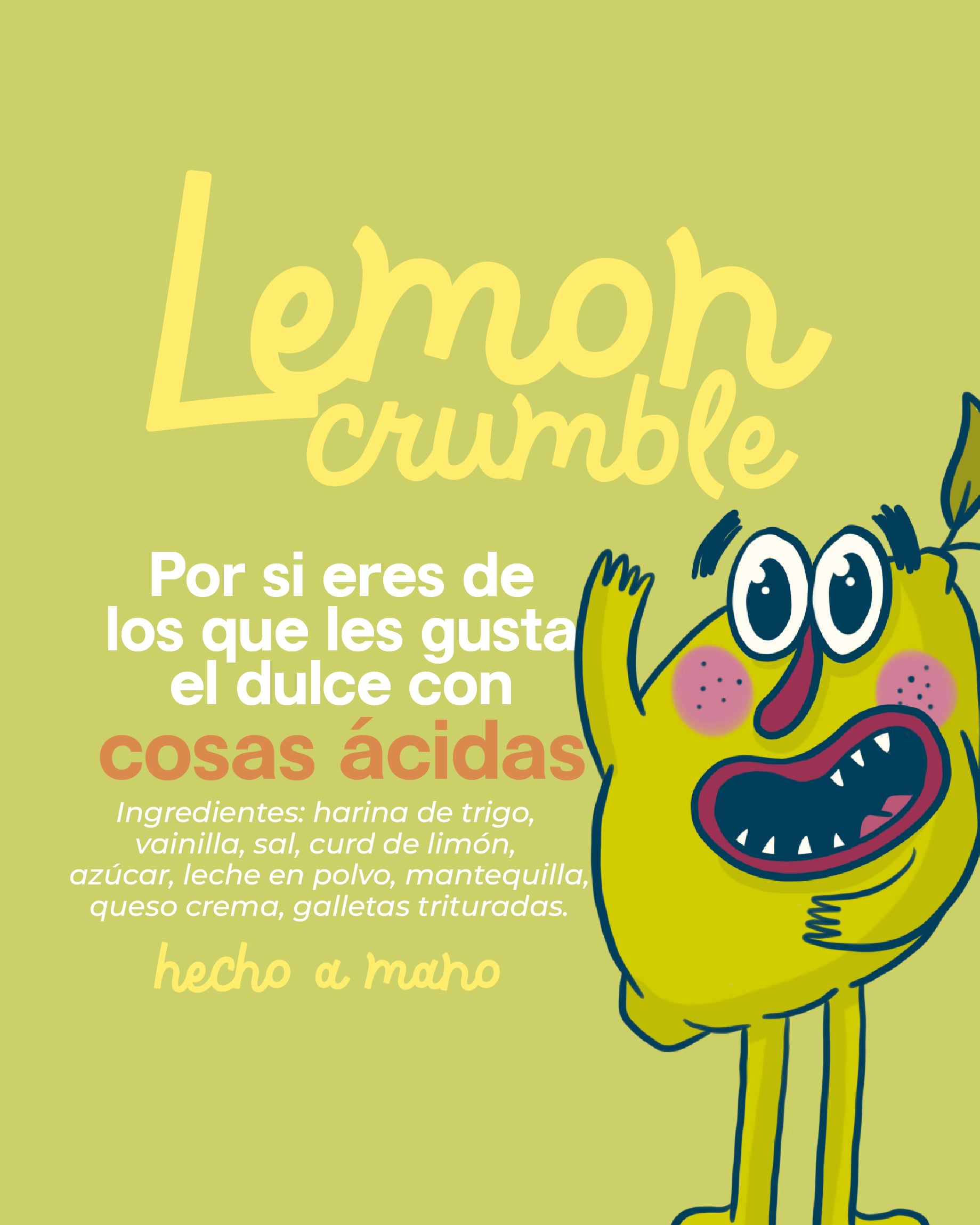 Crumble de limón